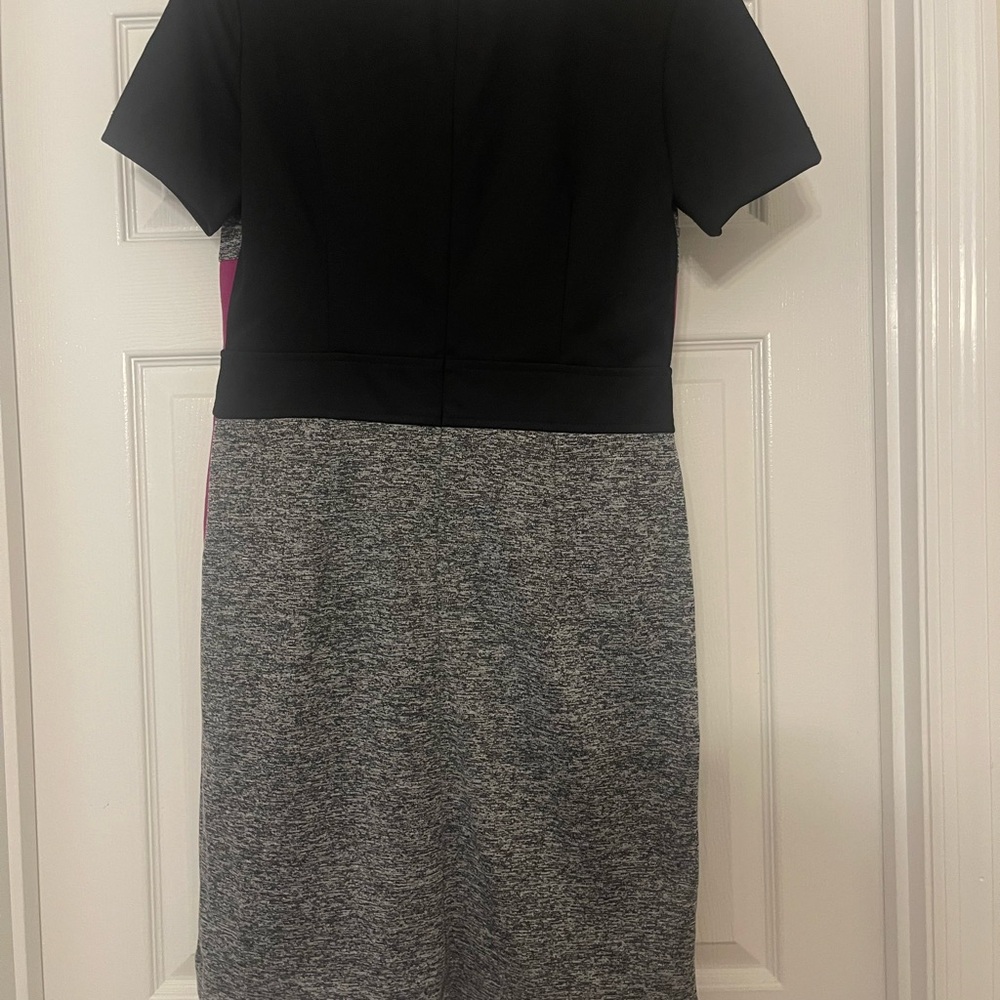 Sandra Darren Size 10 Color Block, Short Sleeved … - image 2